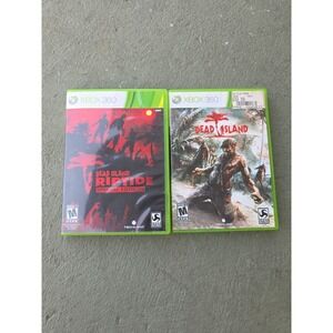 Dead Island & Dead Island Riptide Special Edition Xbox 360 Zombie Game Bundle